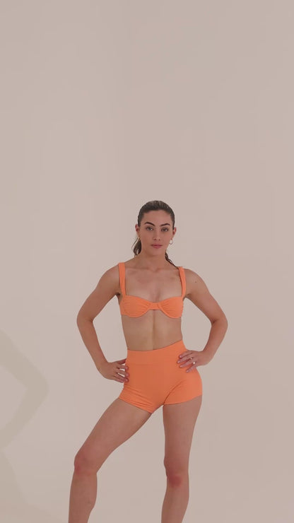 FRANKIE SURF SHORTS - PAPAYA